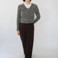 90s Zipped Knit Top