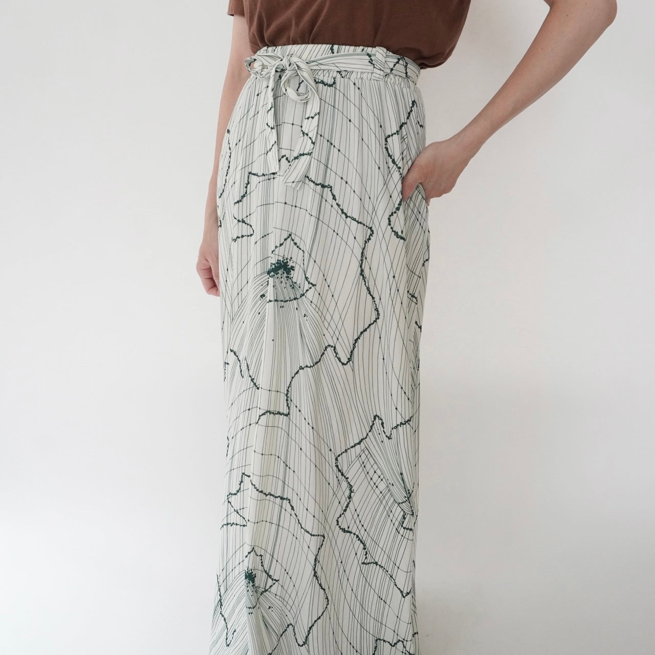 70s Pattern Skirt Made in Canada