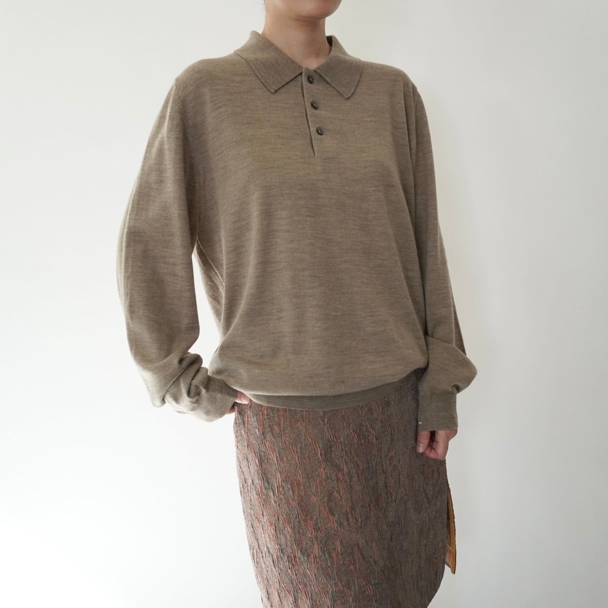 Merino Wool Knit Top