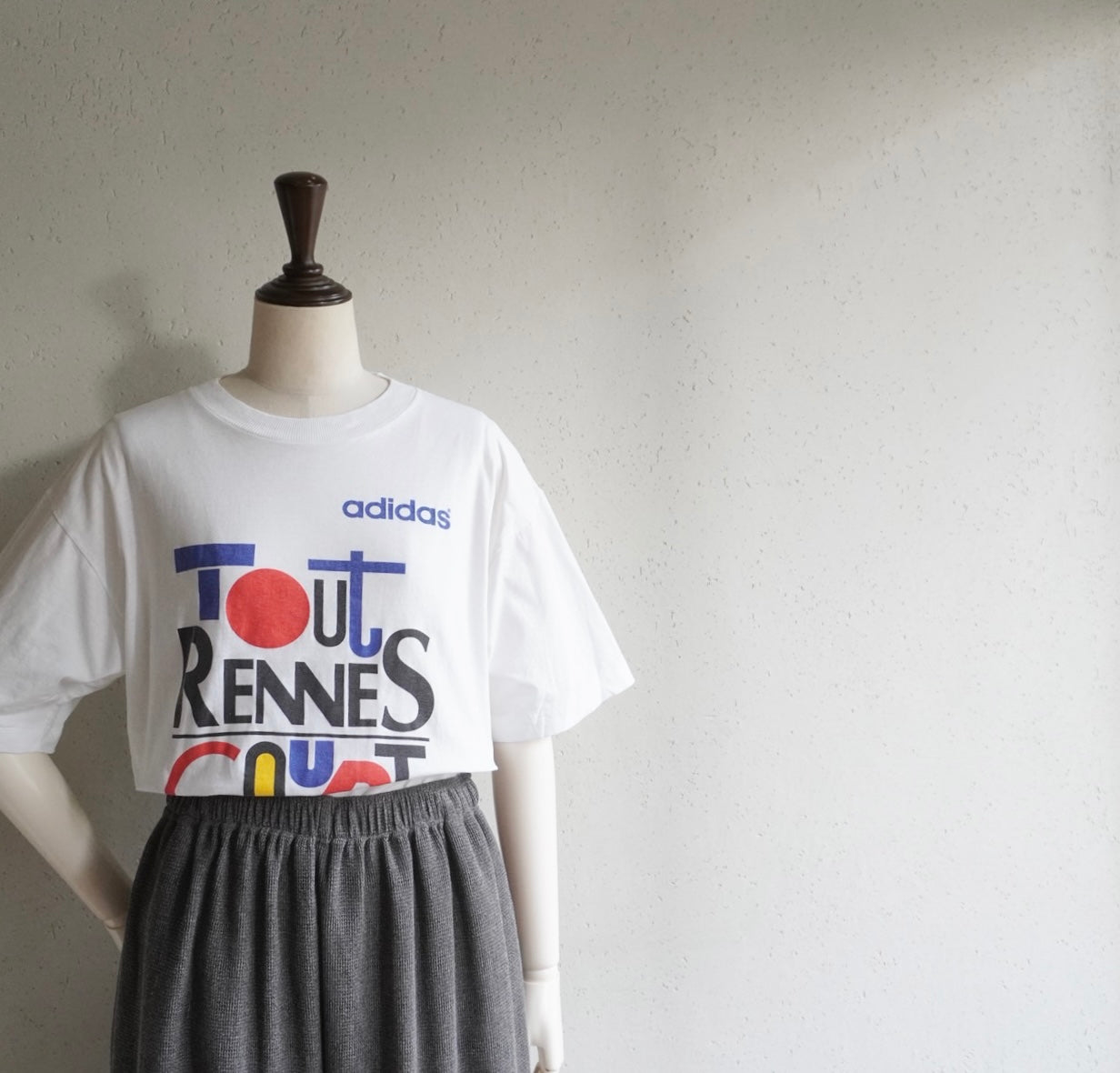 90s EURO "adidas" T-shirt