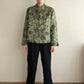 90s Silk Embroidery Shirt Jacket