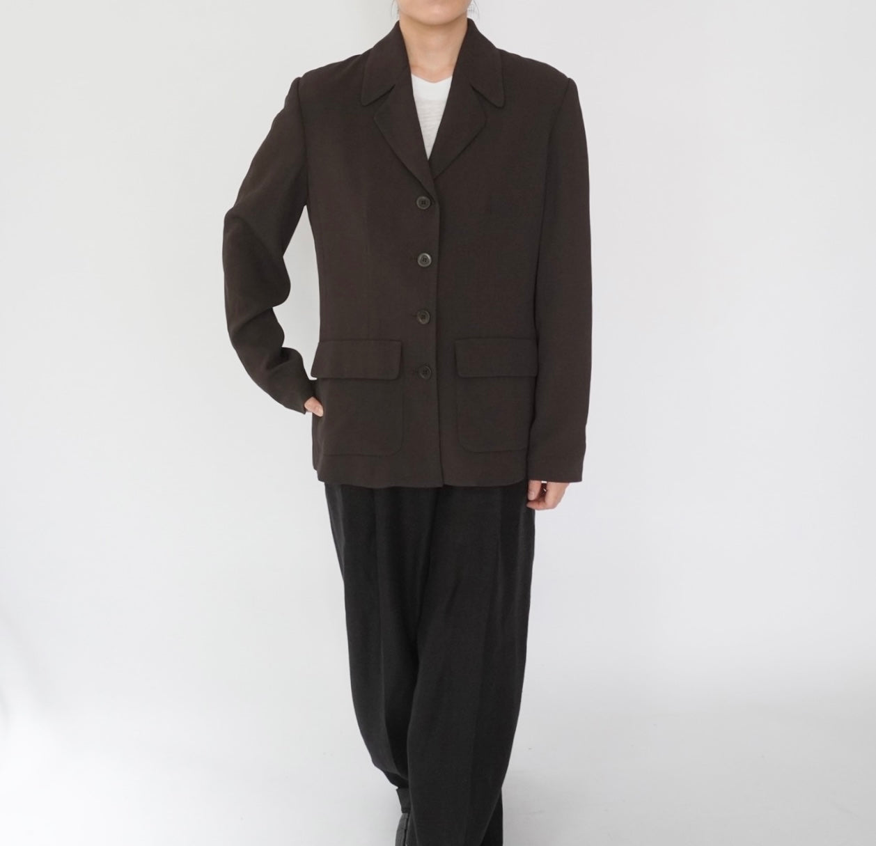 80s Brown Jacket Made in USA