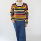 80s Multi Striped Knit