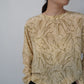 80s Silk Pattern Blouse