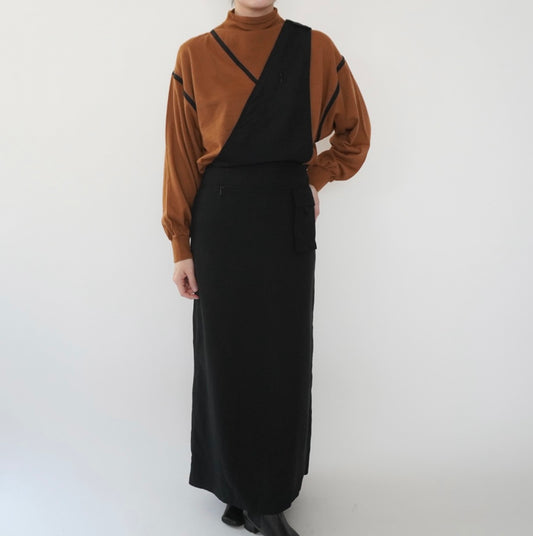 90s One Shoulder Design Dress