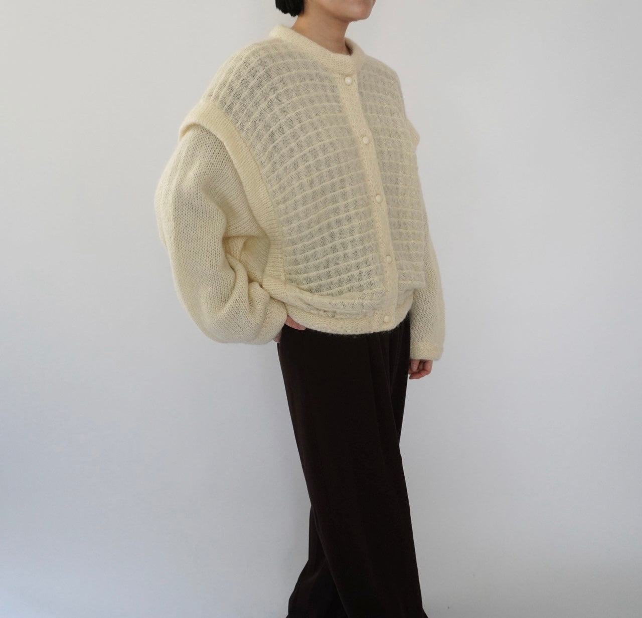 80s EURO Design Mohair Cardigan