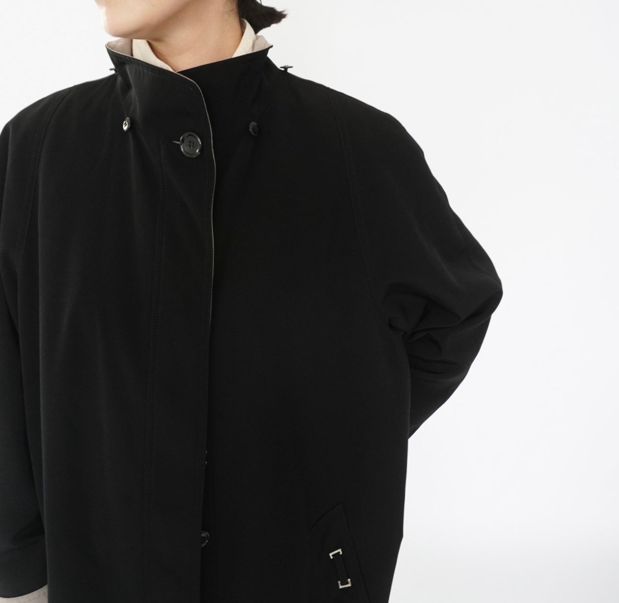 90s Black Light Coat