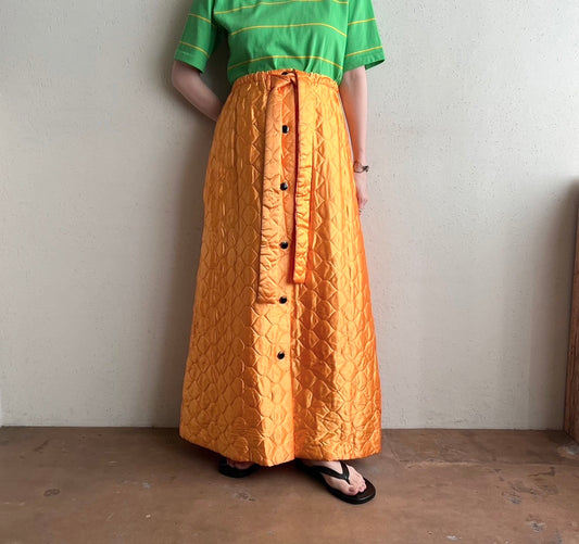 70s Quilted Skirt