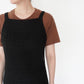90s Lace Design Black Dress Made in USA