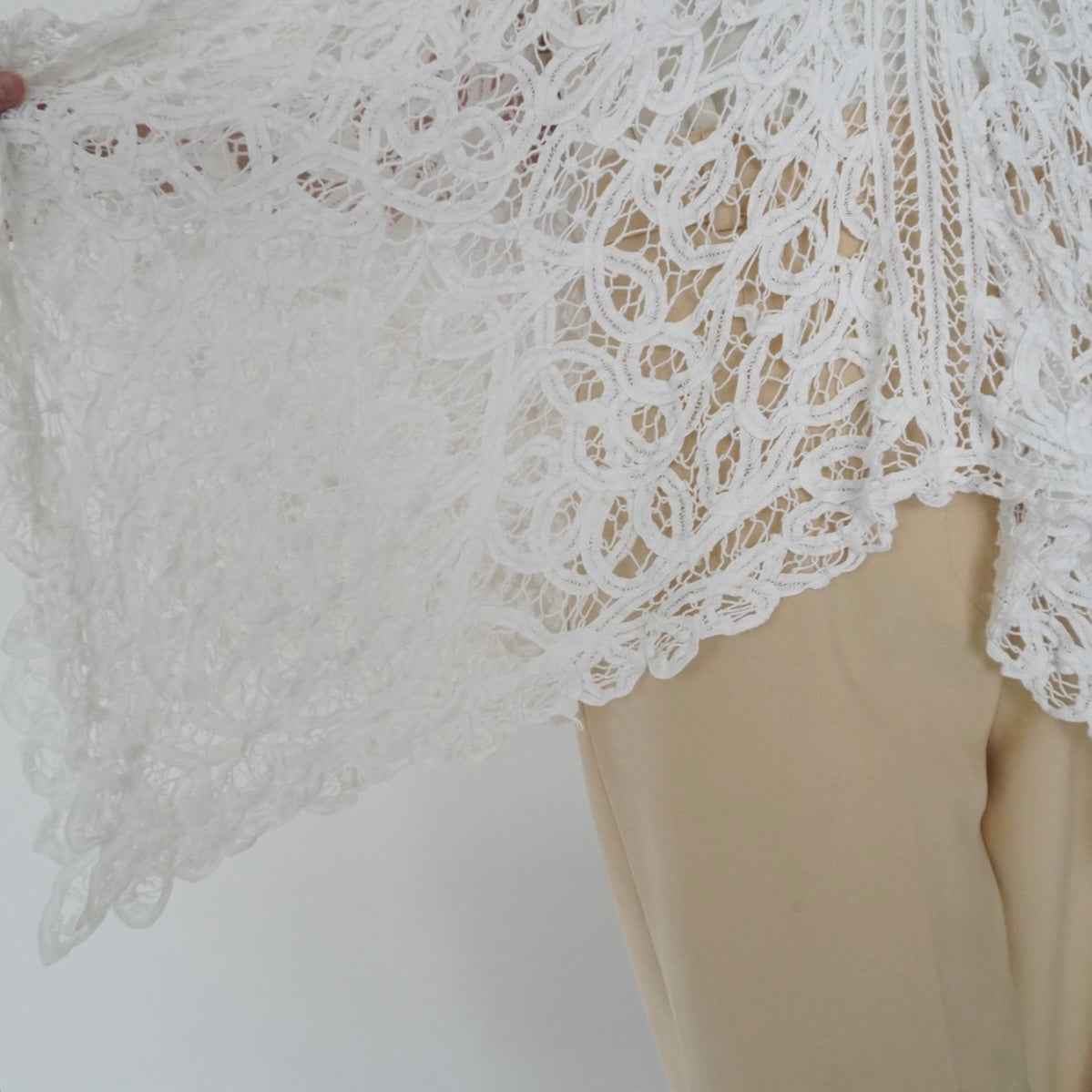 00s Lace Design Top