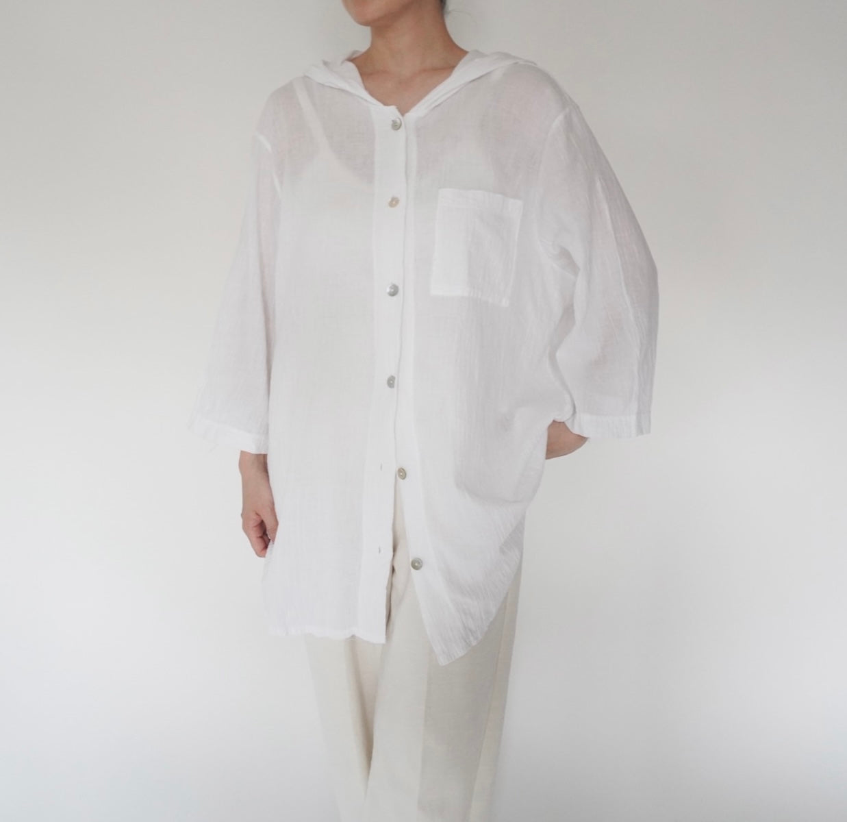 90s Design Cotton Shirt
