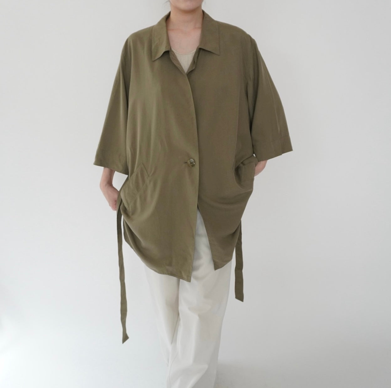 80s Silk Light Jacket Made in Italy