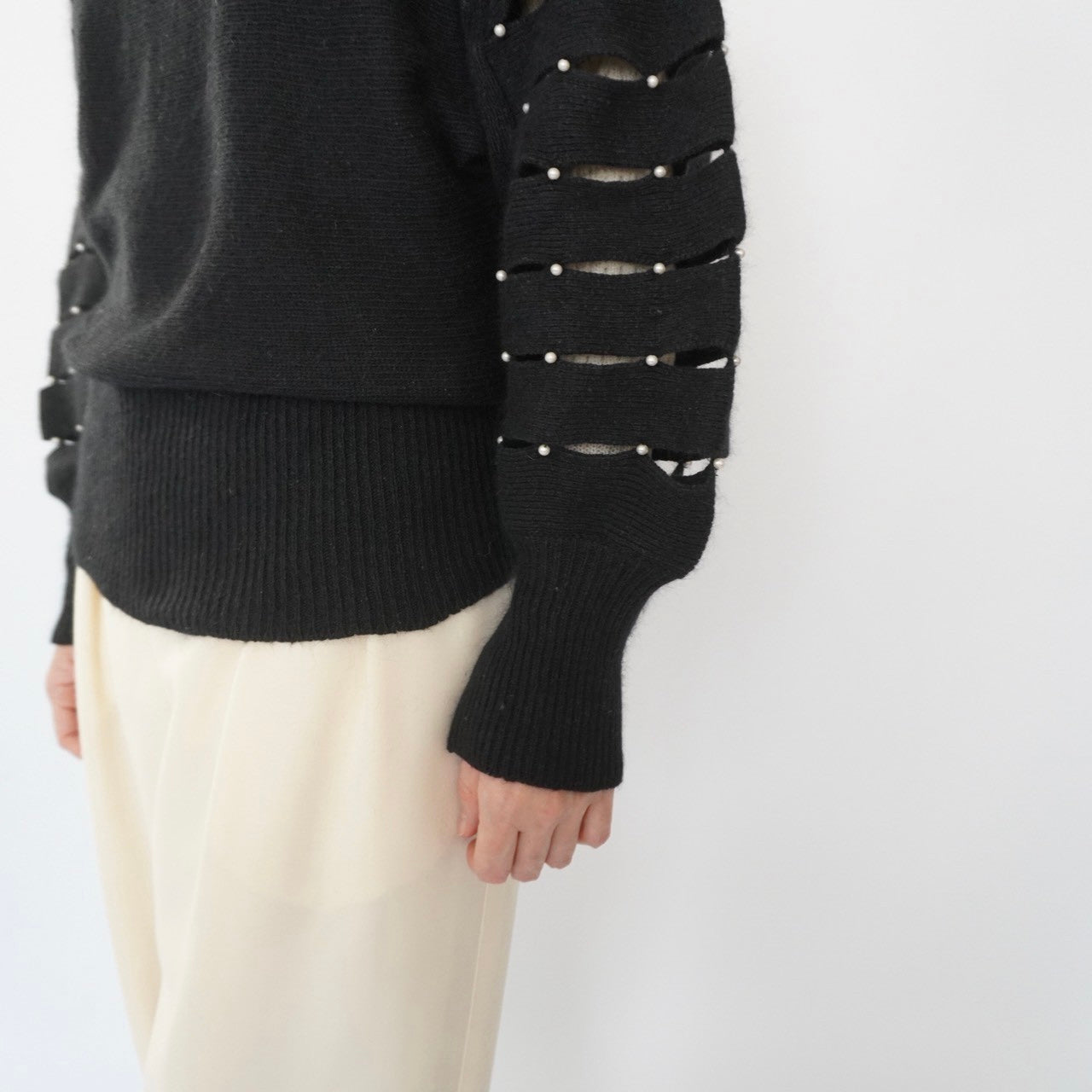 80s Design Knit Top