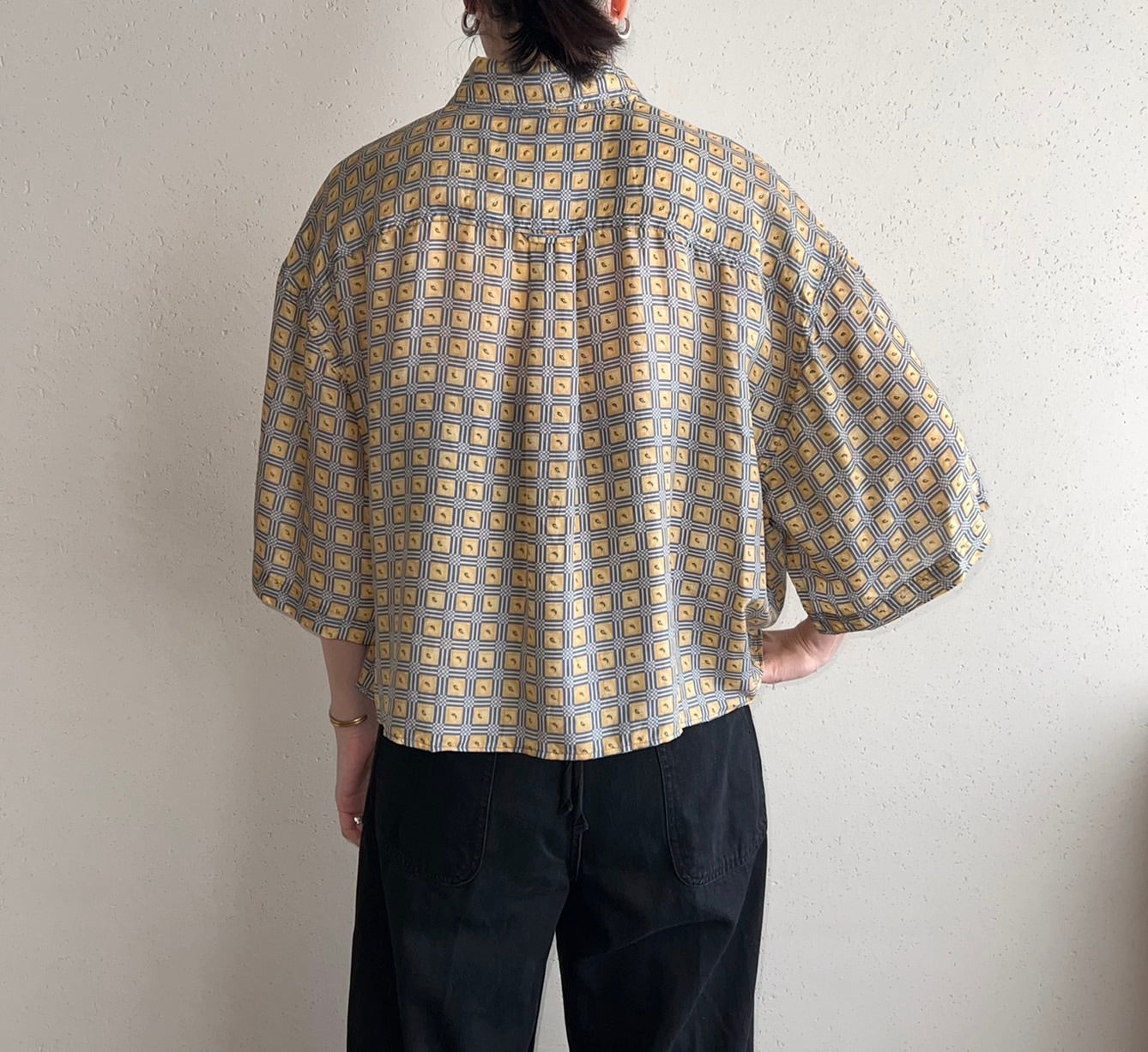 90s Silk Printed Shirt