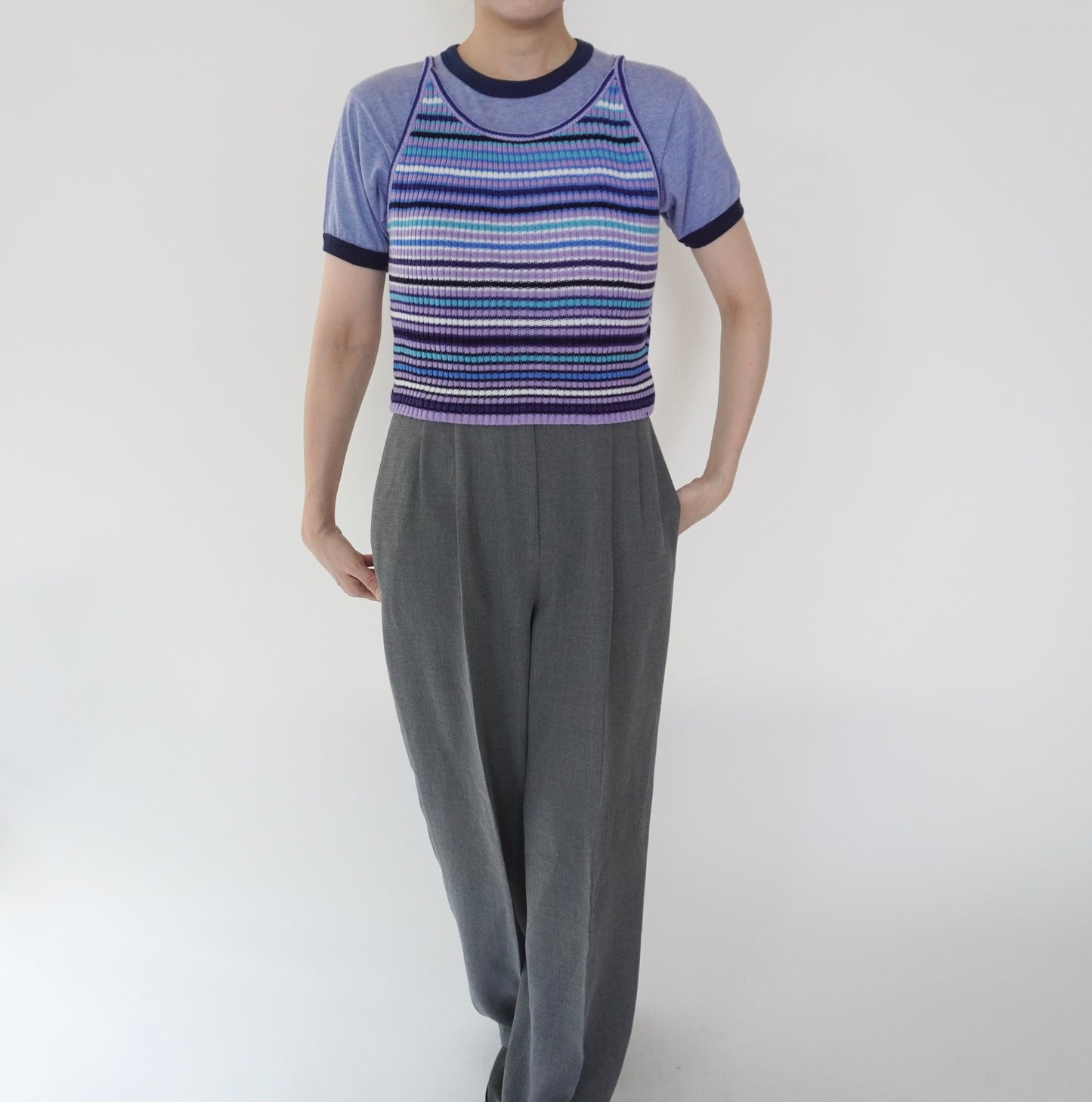 90s Striped Camisole Top