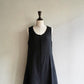 90s EURO Black Sleeveless Dress