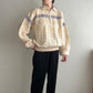 80s Zipped Wool Knit Made in Italy