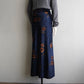 90s Printed Velor Skirt Made in Italy