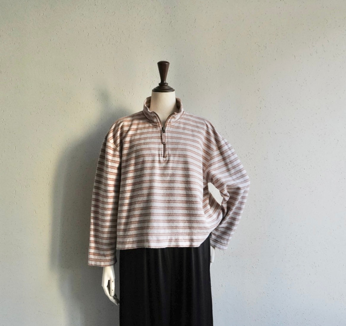 90s Striped Cotton Top