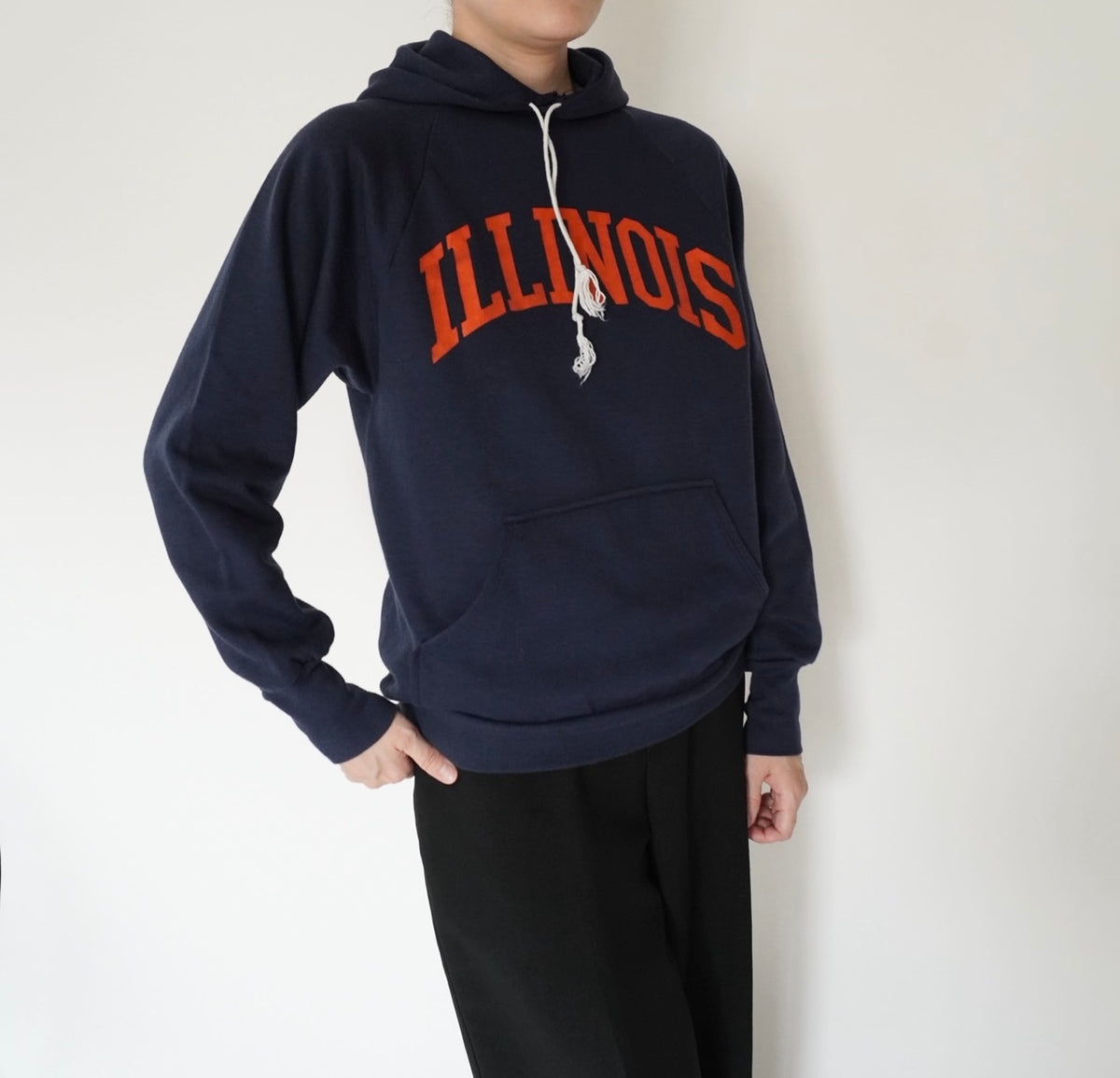 80s Hooded Sweater Made in USA