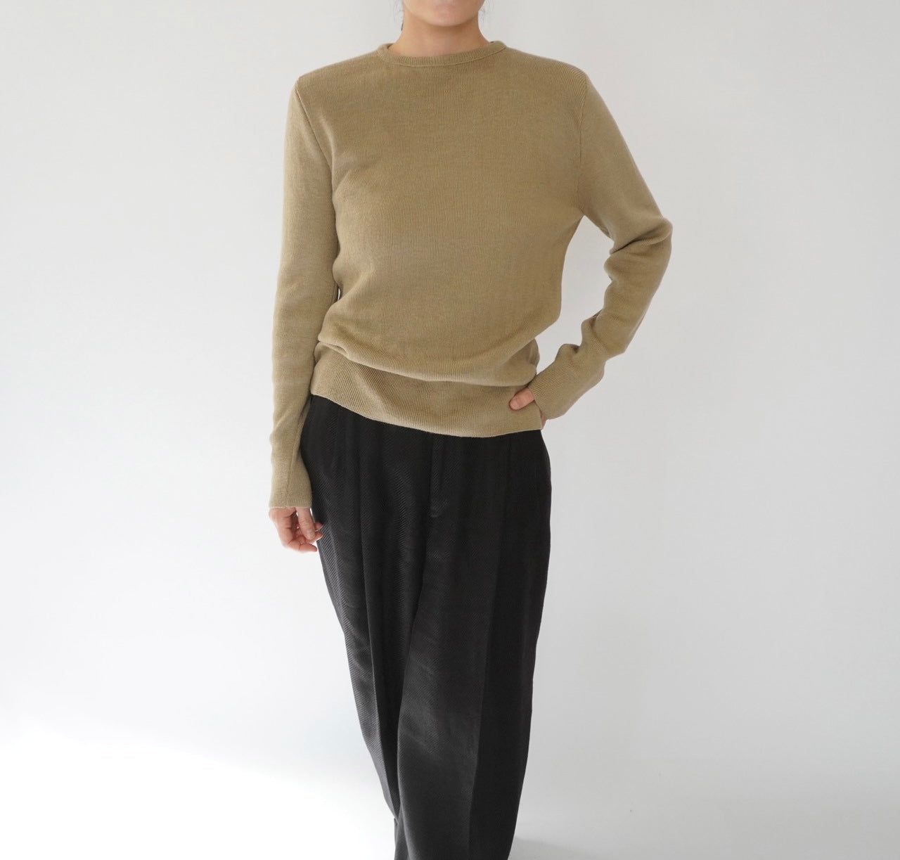 80s Beige Top