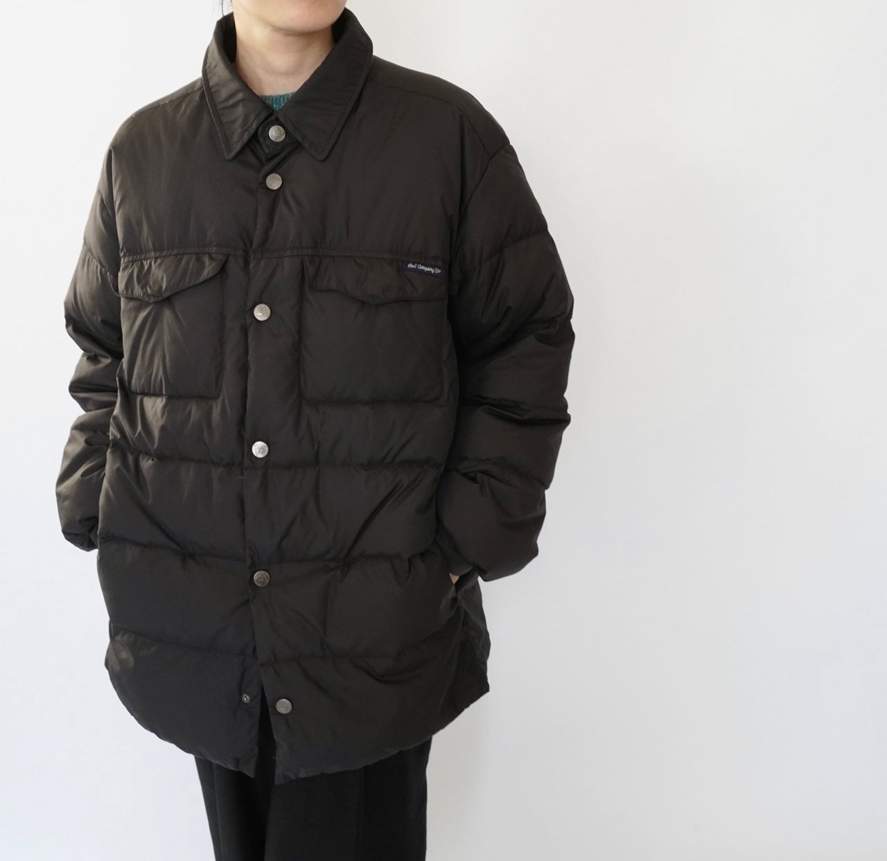 90s Black Down Jacket