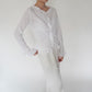 90s Lace Design Blouse