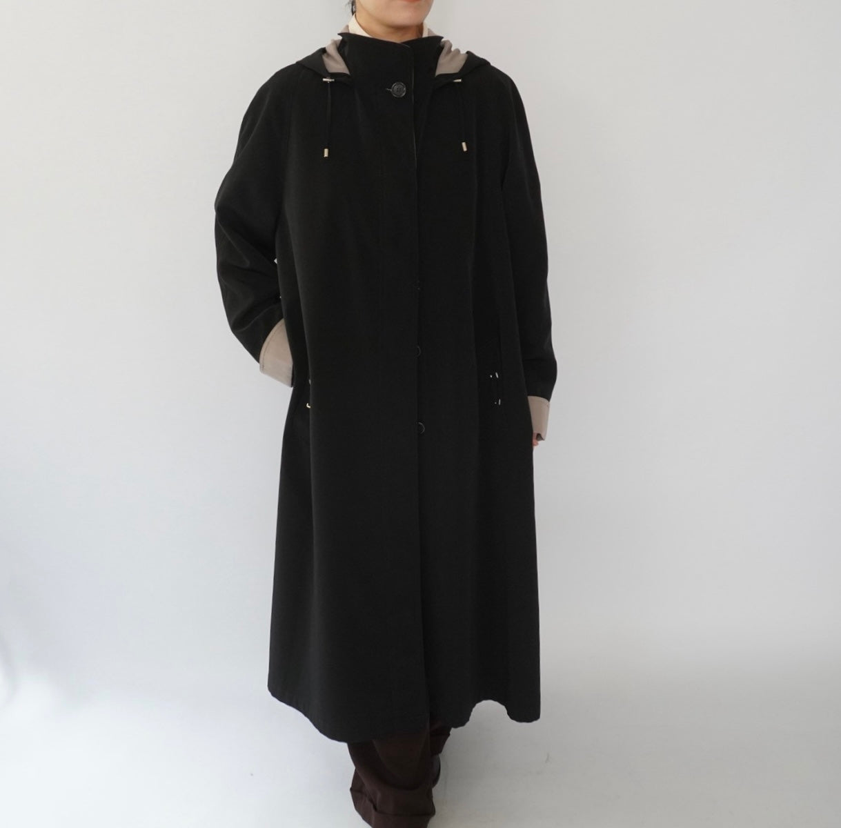 90s Black Light Coat