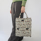 90s Sheep Pattern Tote Bag