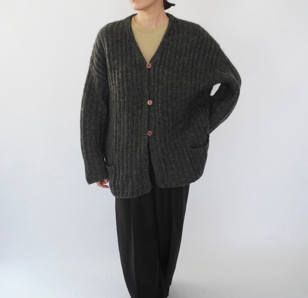 90s Mohair Knit Cardigan