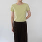90s Silk Ribbed Top