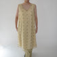 90s Embroidery Sheer Dress