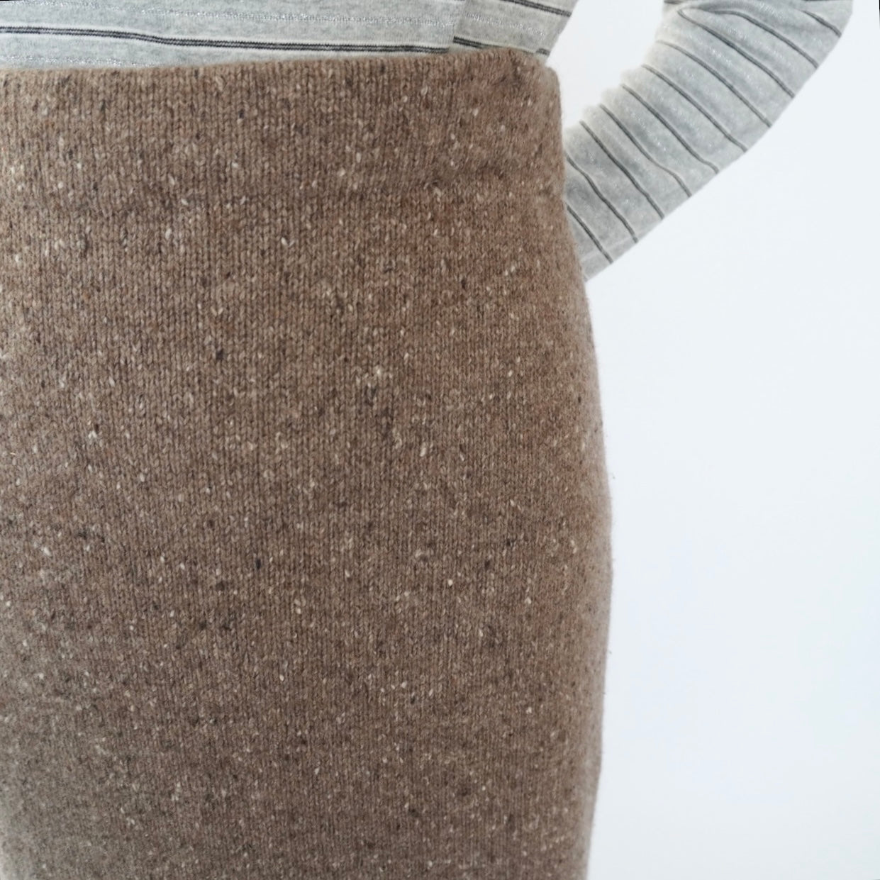 90s Mix Knit Skirt Made in Italy