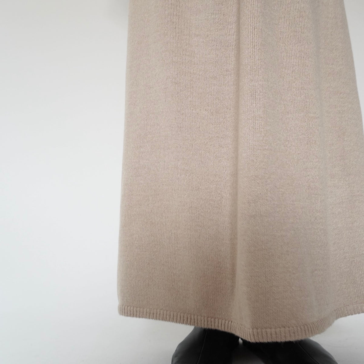 90s Beige Knit Skirt