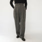 80s Black White Striped  Pants Made in Italy