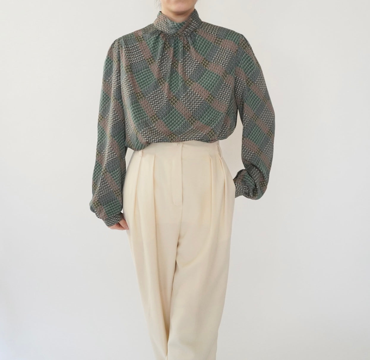 80s Pattern Blouse