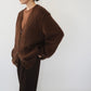 80s Brown Cardigan