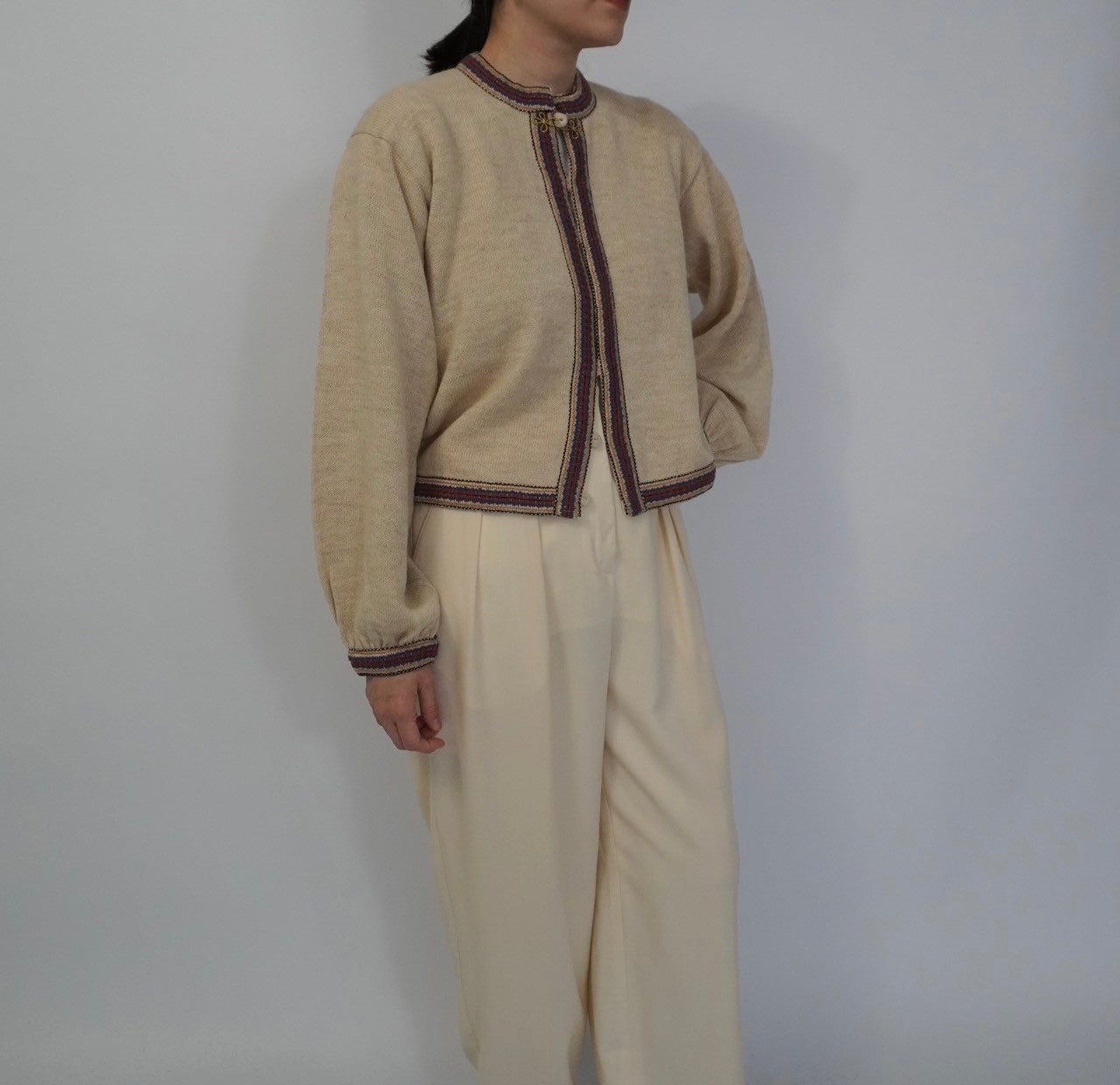 70s Alpaca Knit Cardigan