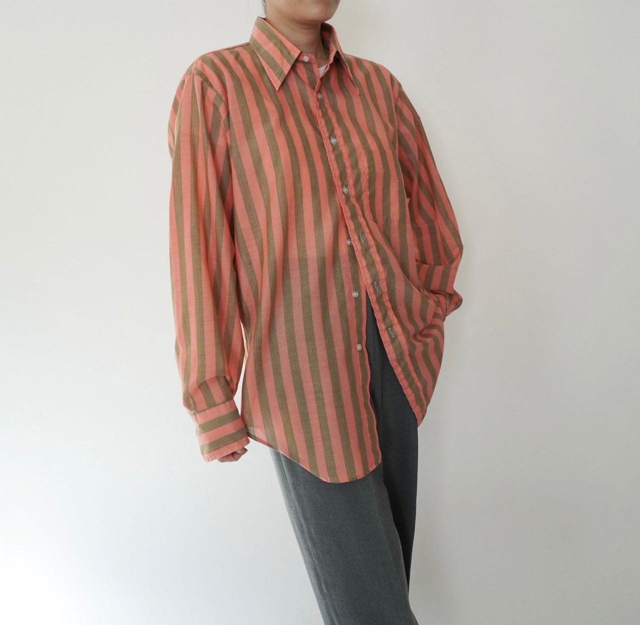 70s "Arrow" Striped Shirt