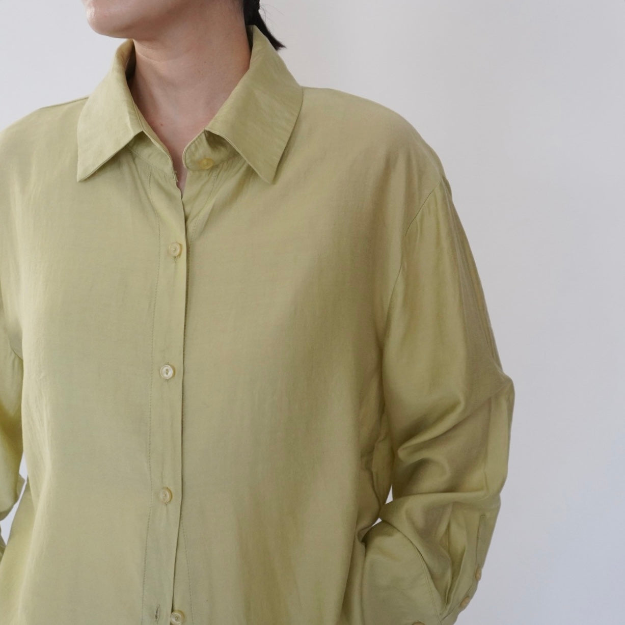 90s Light Green Shirt