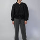 90s Black Design Knit Cardigan