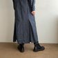 90s  Striped Wool Dress Made in Italy