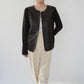90s Faux Leather Top,Cardigan