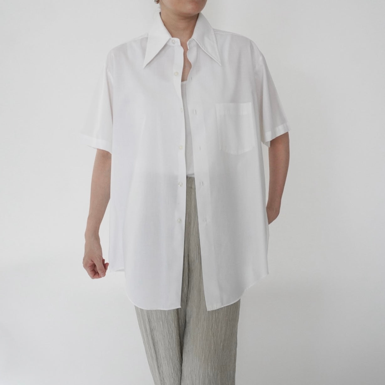 70s White Shirt
