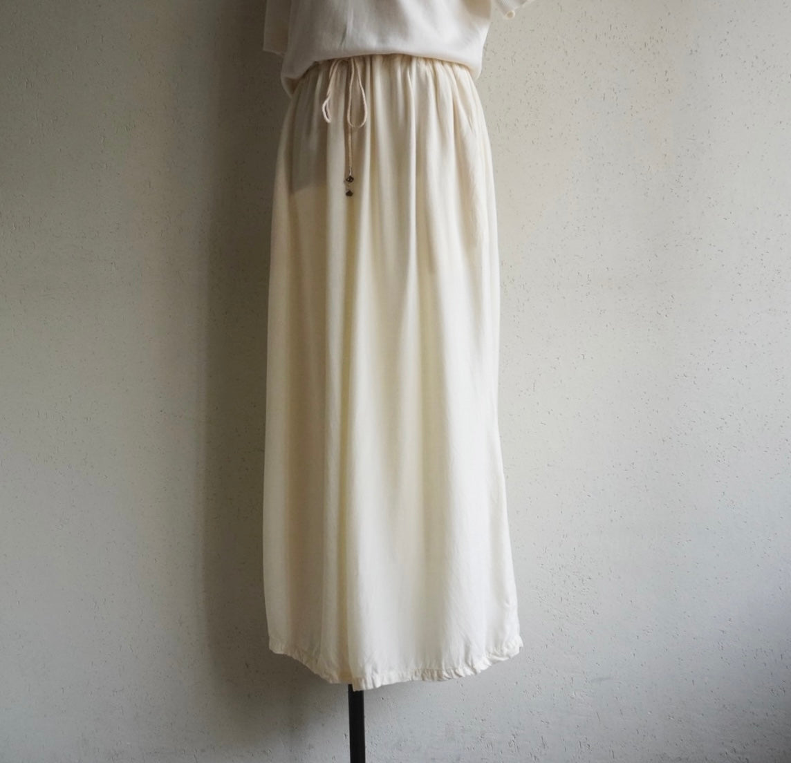 80s Rayon Wide Pants