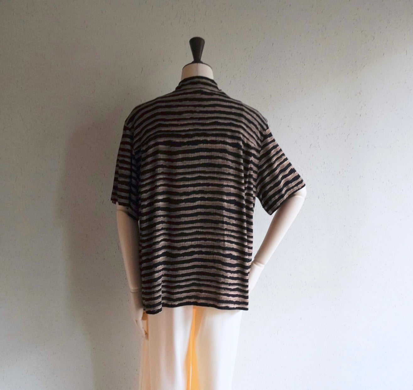 90s "Rena Rowan For Saville" Striped Design Shirt