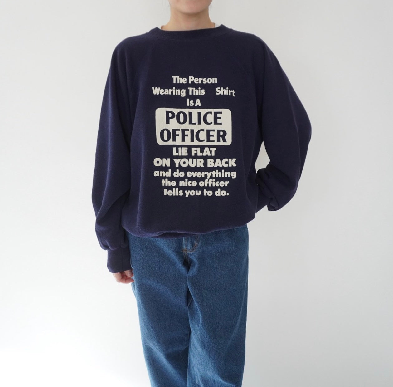 90s Printed Sweater Made in USA