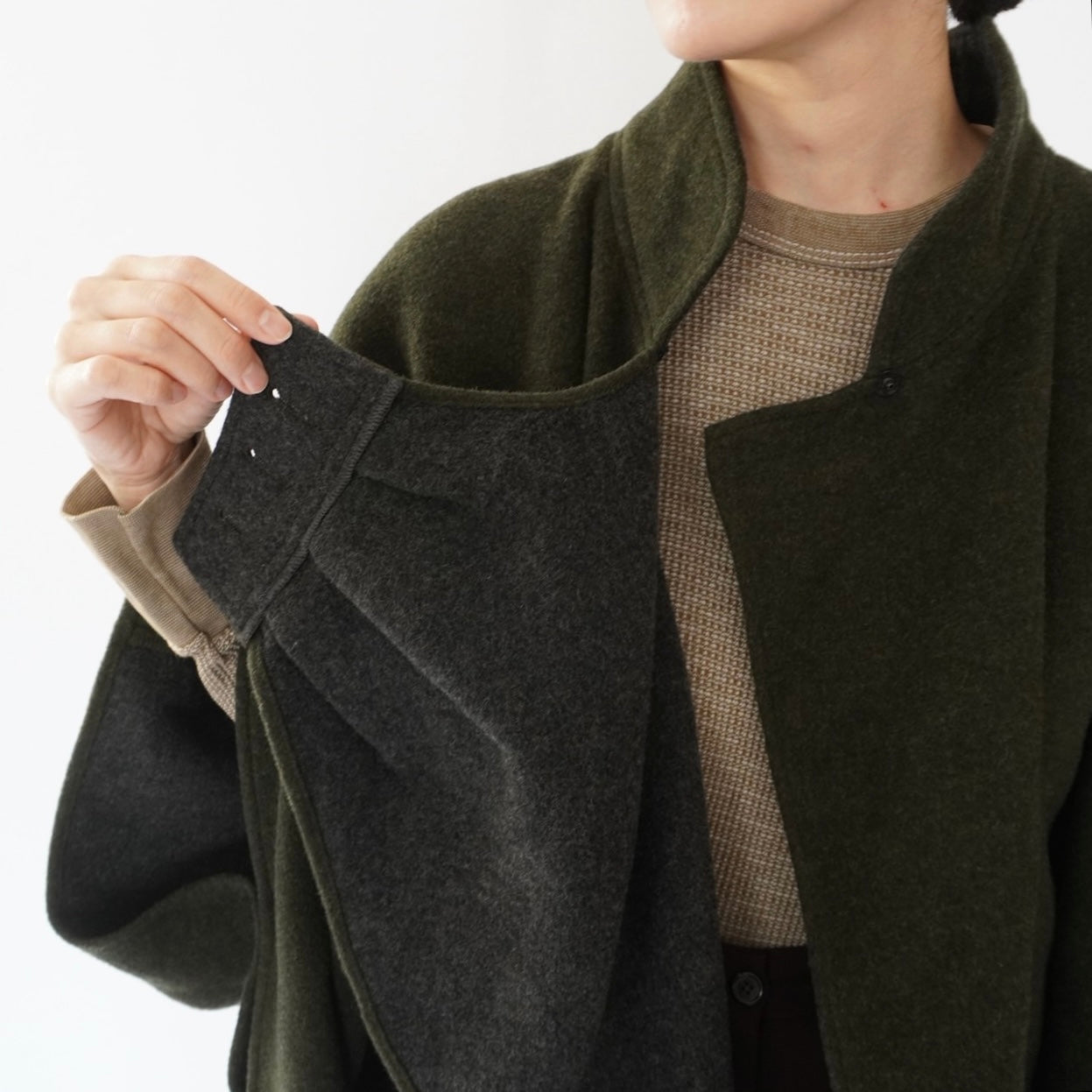 90s Design Poncho Jacket