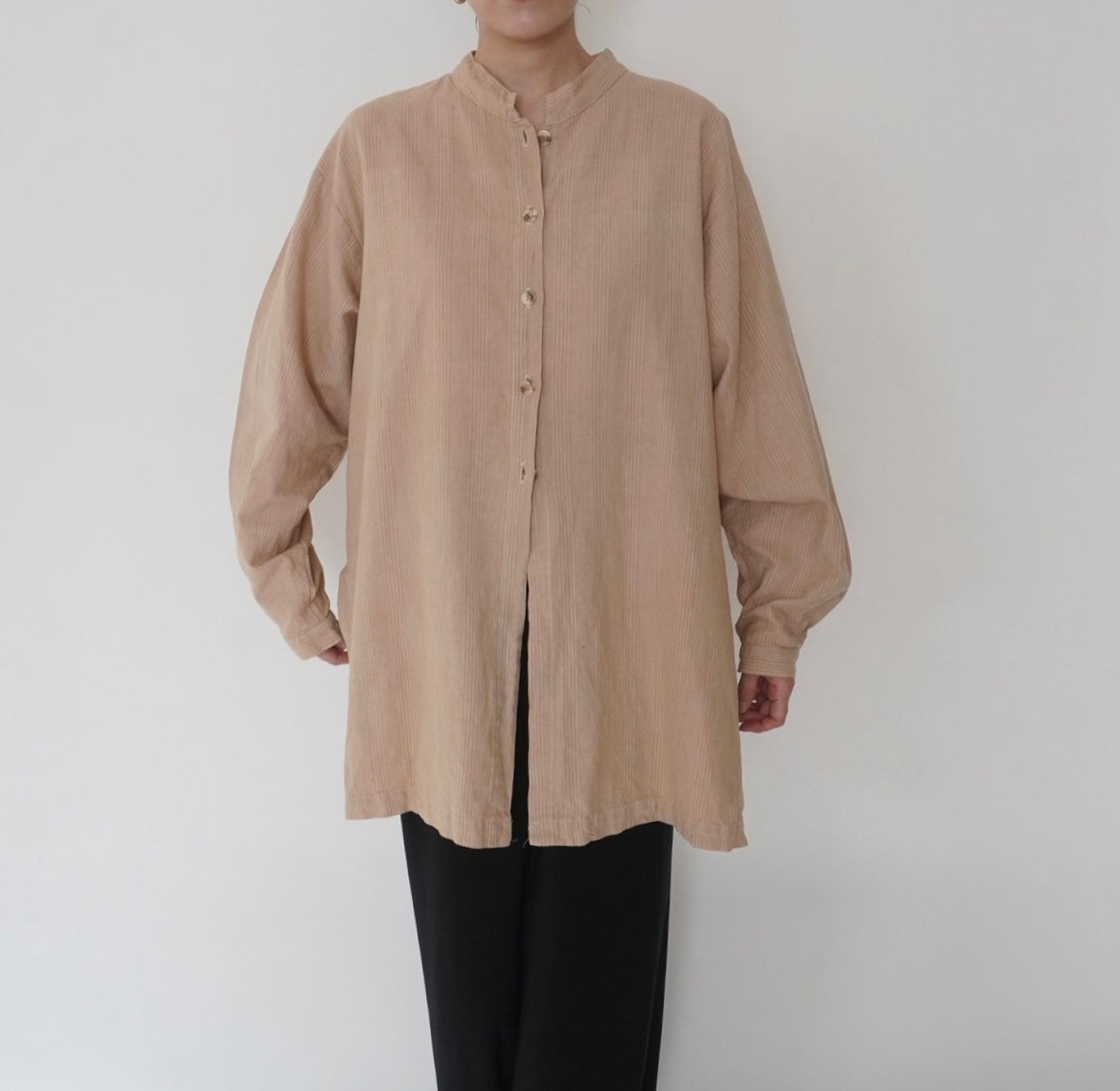 90s Linen x Cotton Shirt Made in USA
