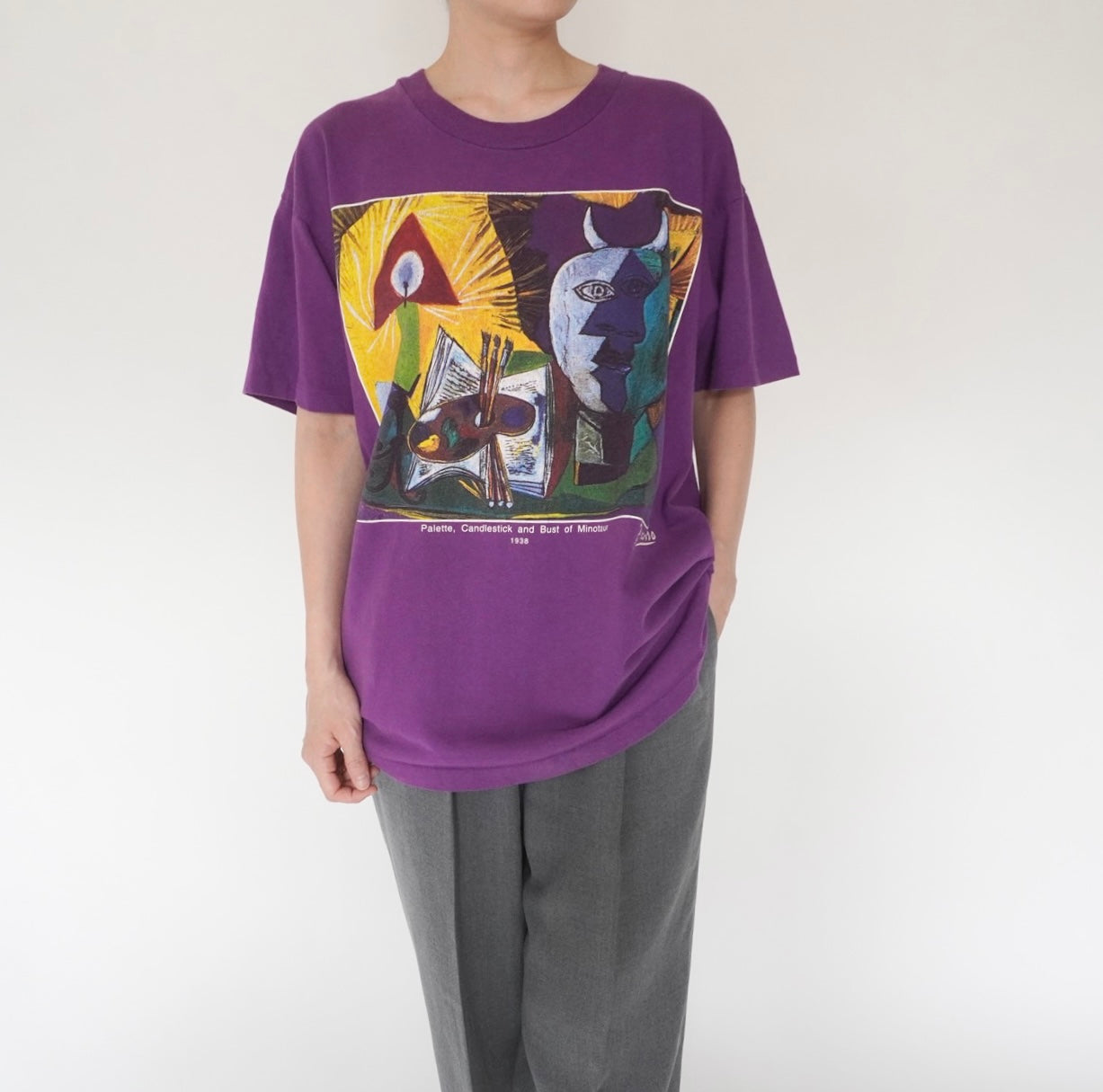 90s "Pablo Picasso” Printed T-shirt Made in USA